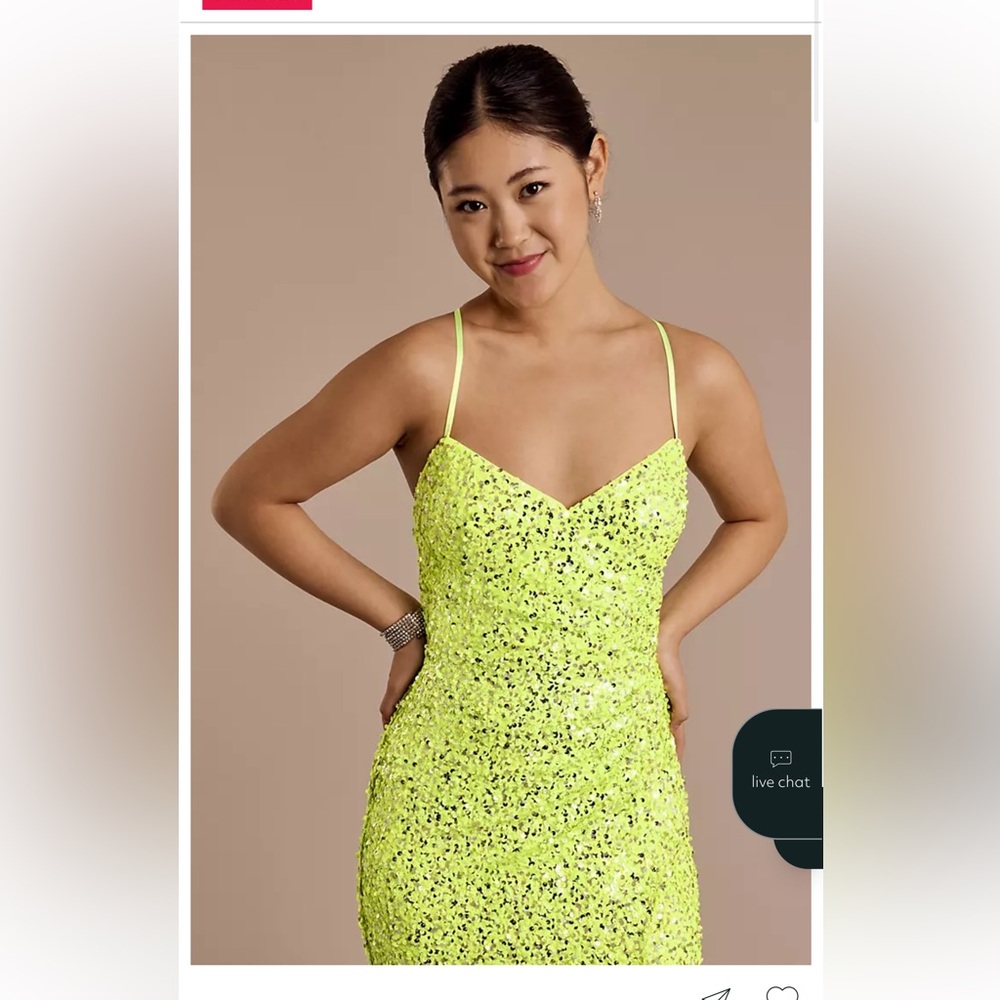 NWT Neon Sequin dress - Picture 4 of 15